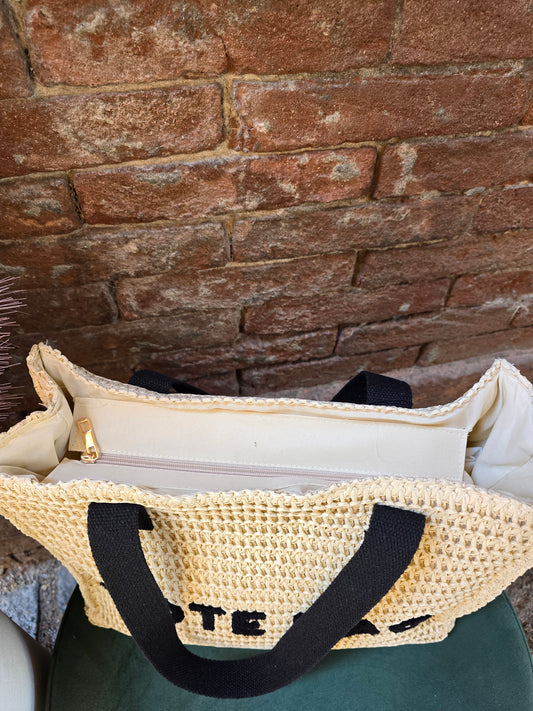 Borsa in paglia a spalla TOTE BAG