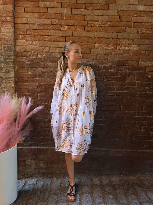 Camicia / Abito in 100% cotone