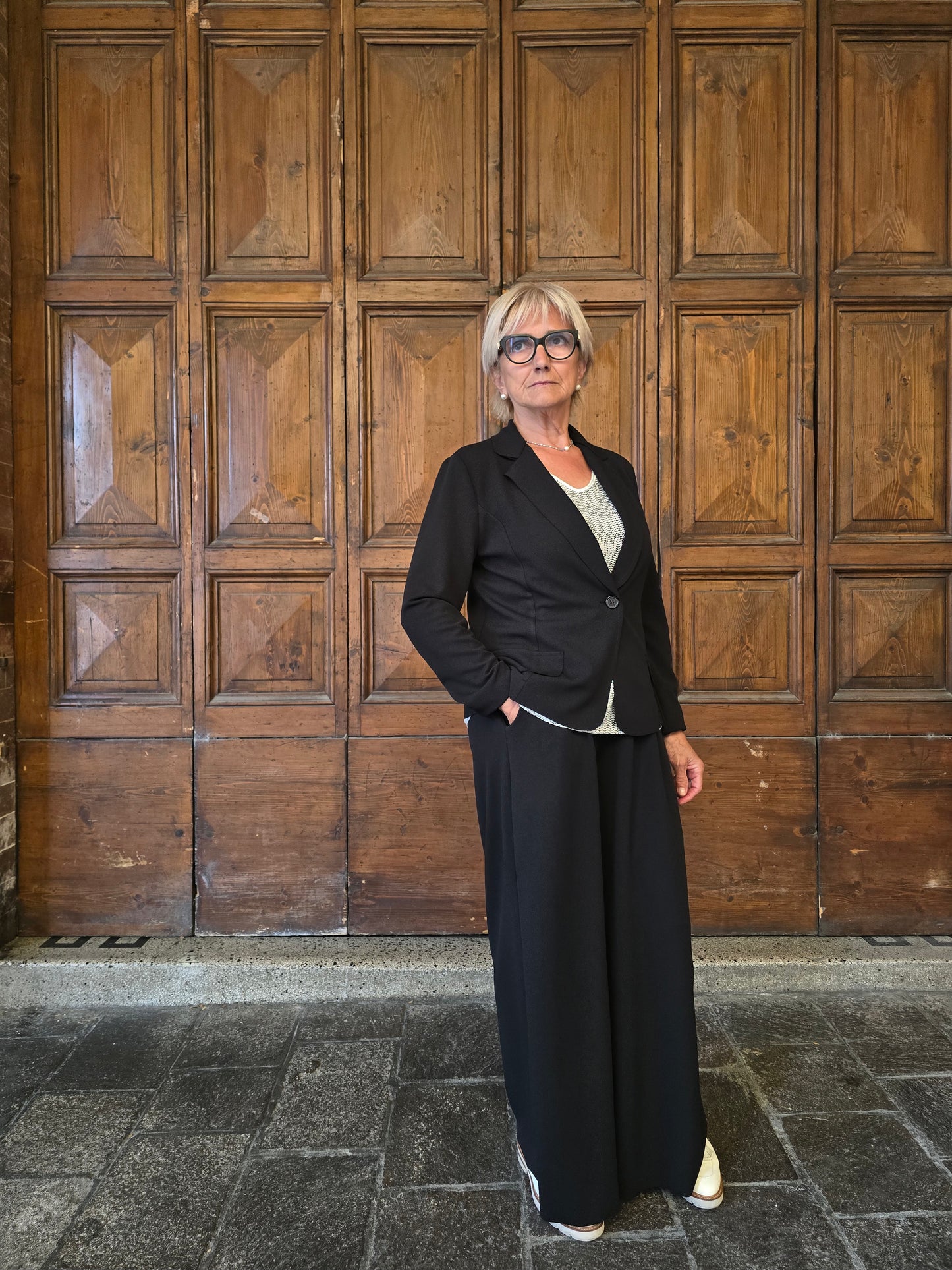 Pantalone lungo in viscosa