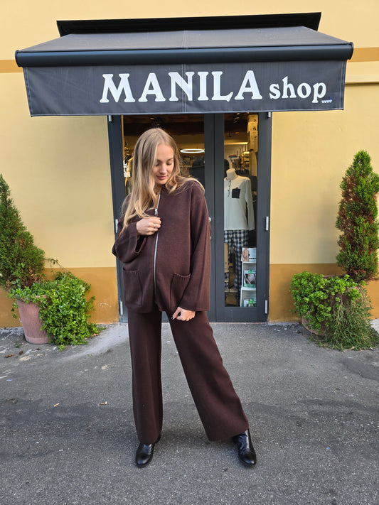 Felpa in maglia di viscosa