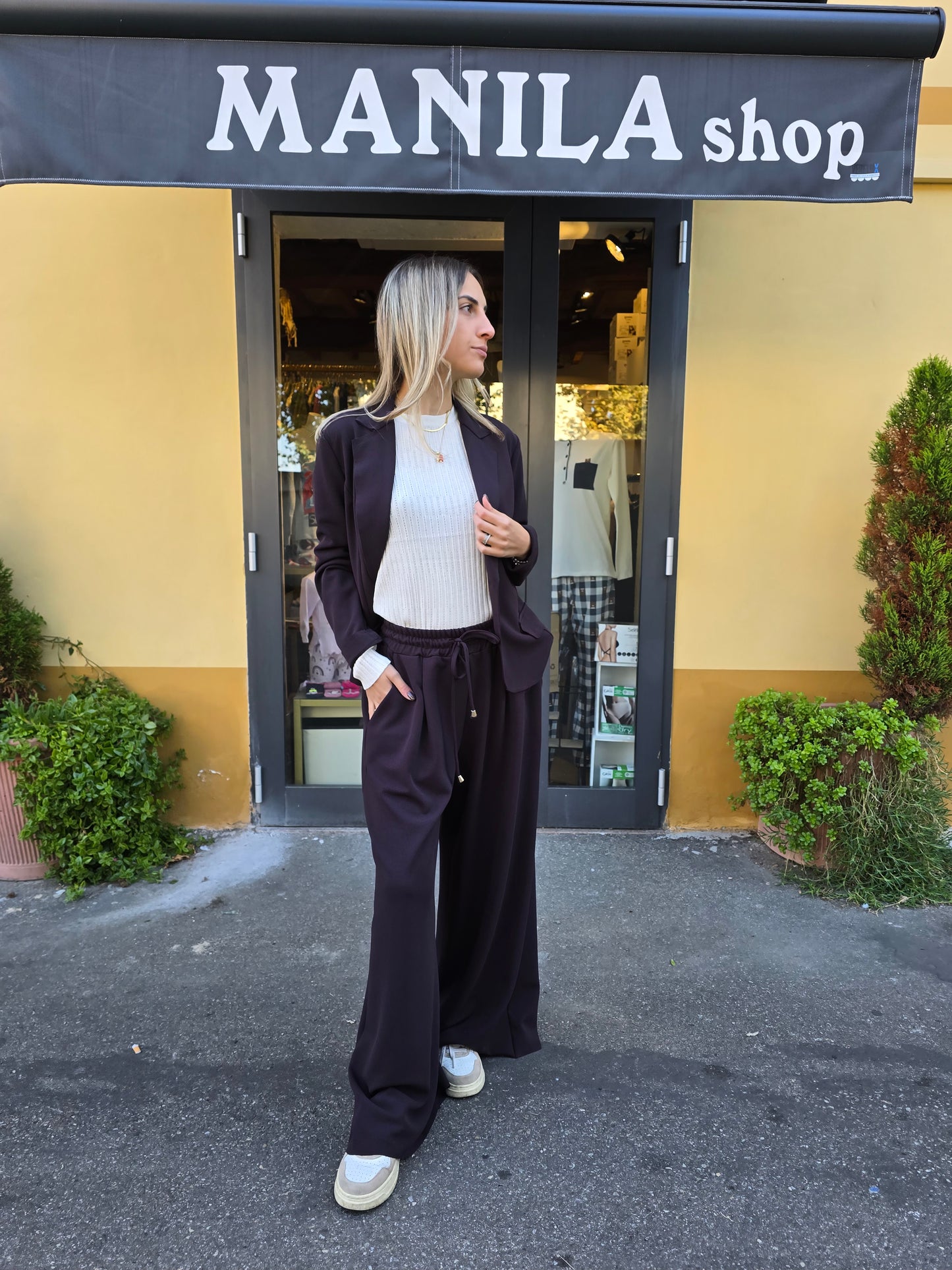 Set Coordinato Blazer + Pantalone a palazzo