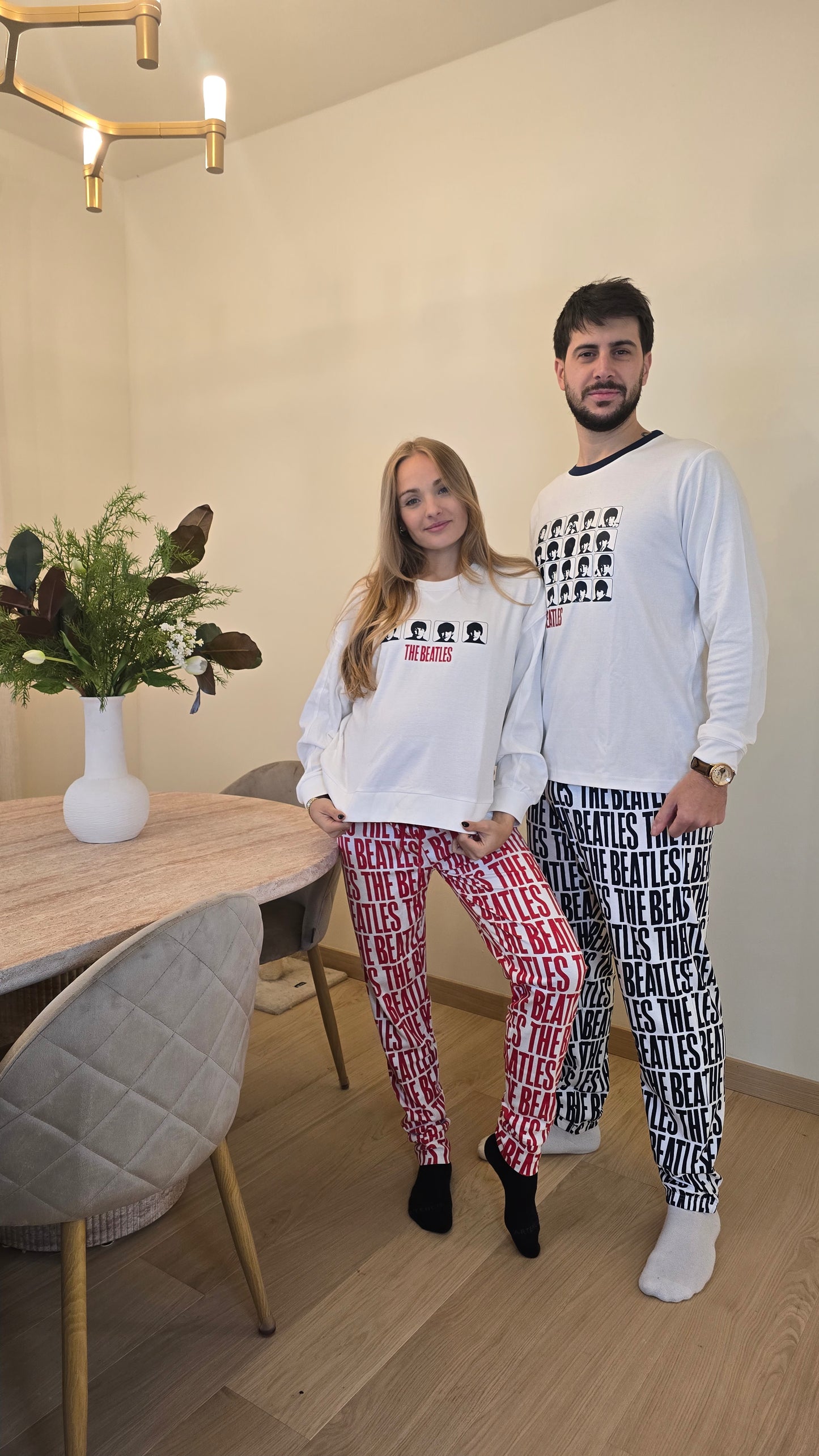 Pigiama BEATLES caldo cotone uomo Gisela