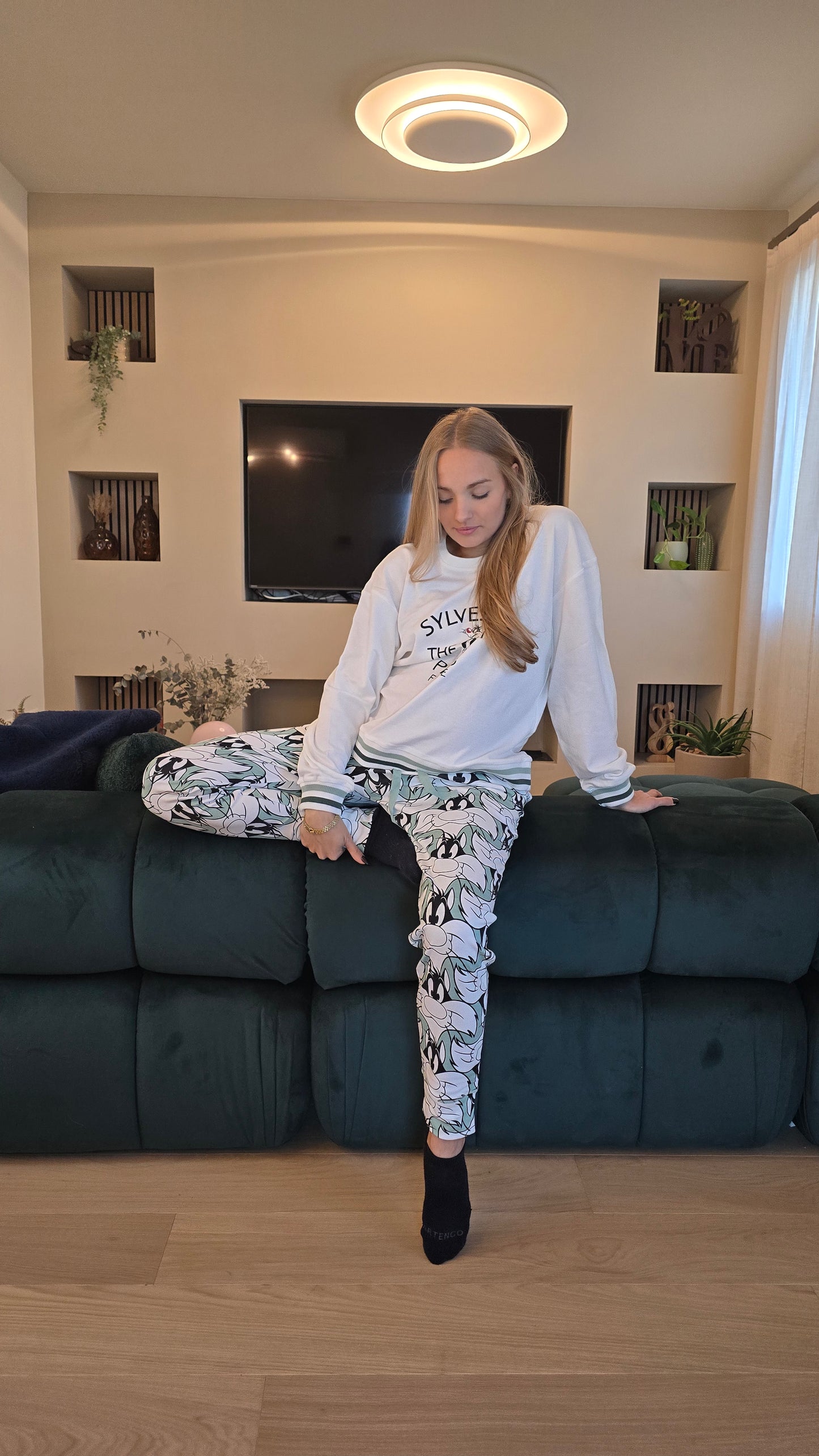 Pigiama caldo cotone Gatto Silvestro Gisela