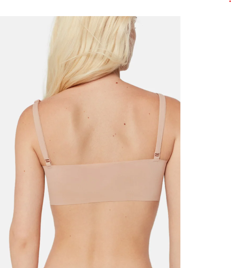 Reggiseno senza cuciture e senza ferretto che si infila dalla testa in licra Gisela