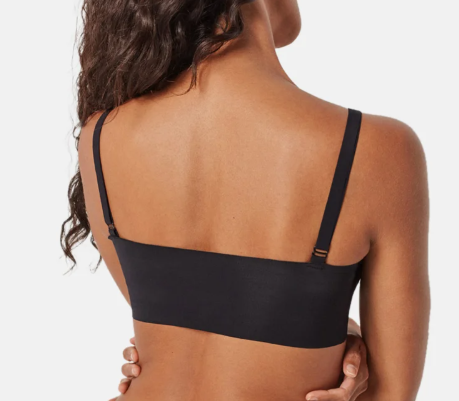 Reggiseno senza cuciture e senza ferretto che si infila dalla testa in licra Gisela