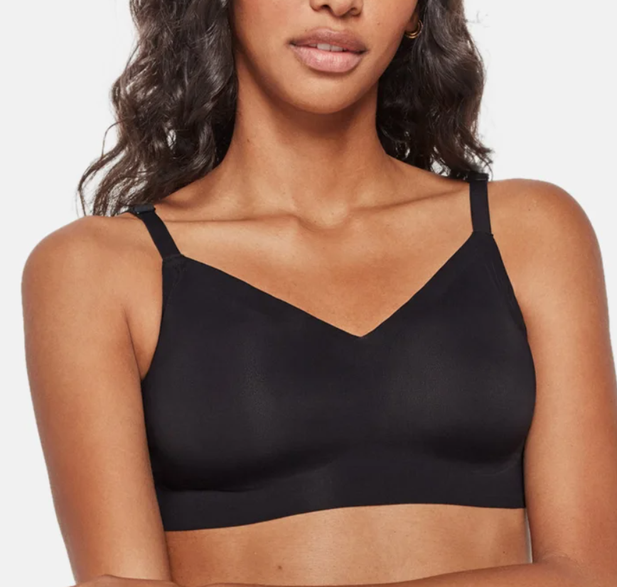 Reggiseno senza cuciture e senza ferretto che si infila dalla testa in licra Gisela