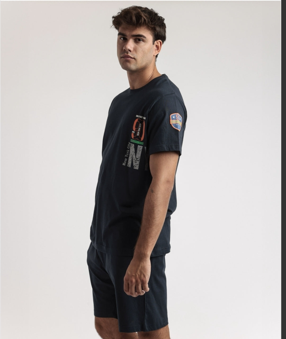 Pigiama corto uomo Admas NY