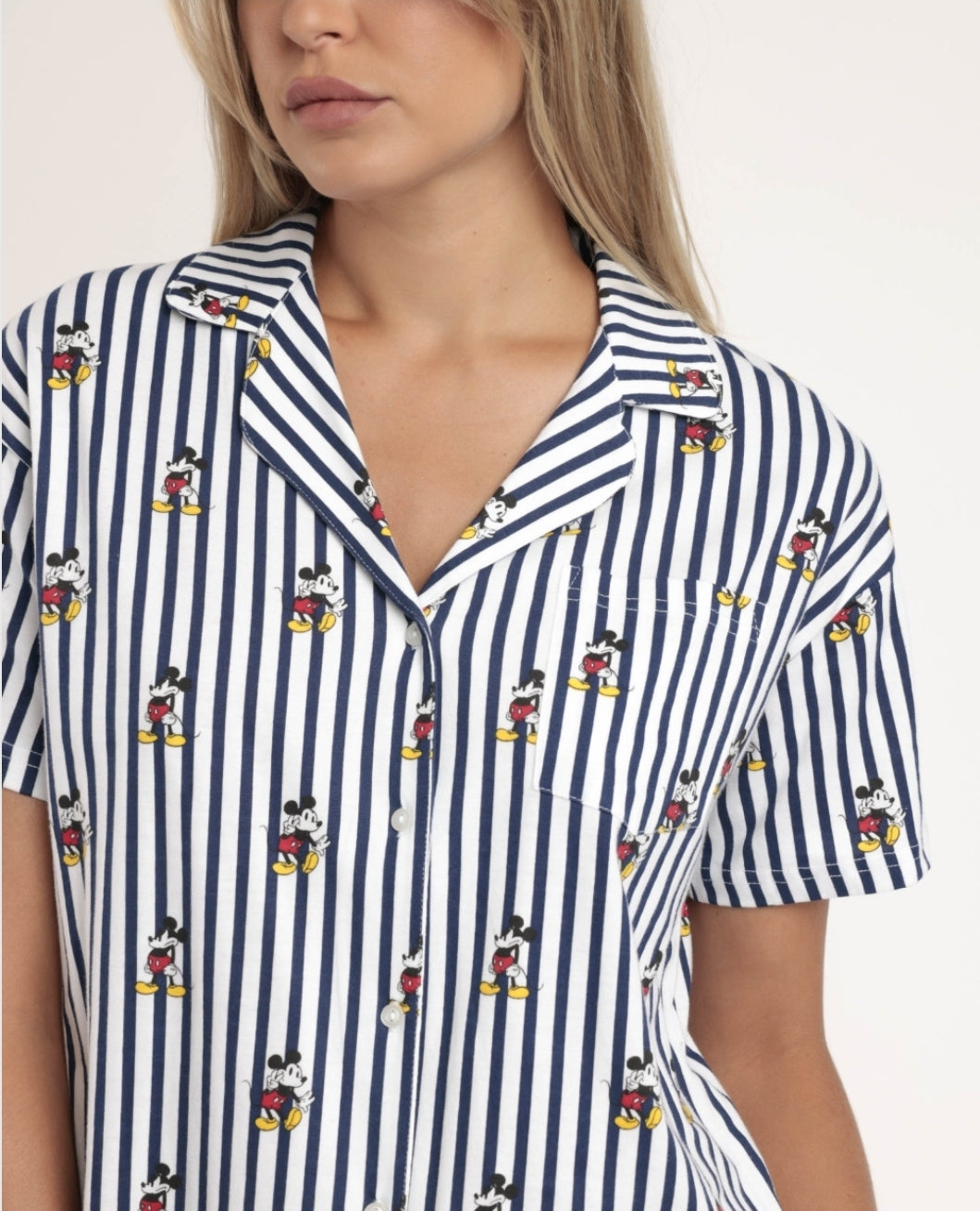 Pigiama corto donna aperto Disney