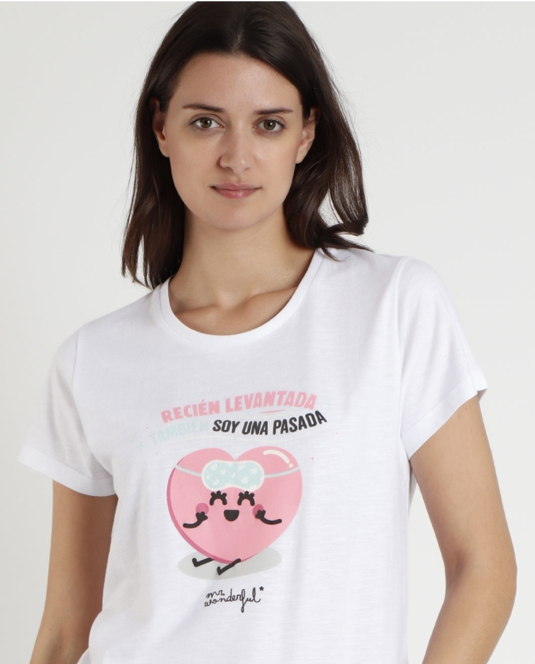Pigiama corto donna aperto cuori