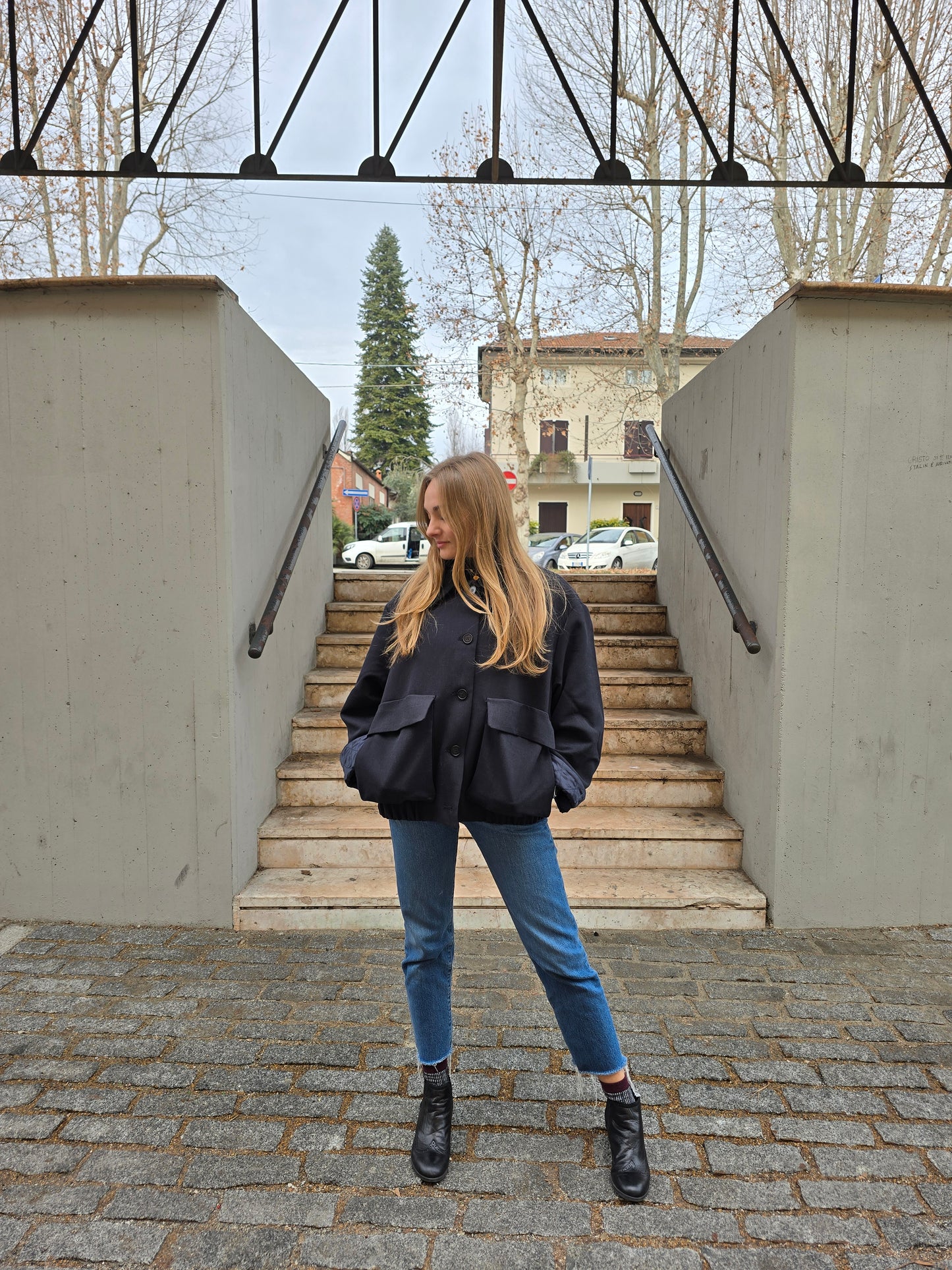 Bomber Oversize trapuntato