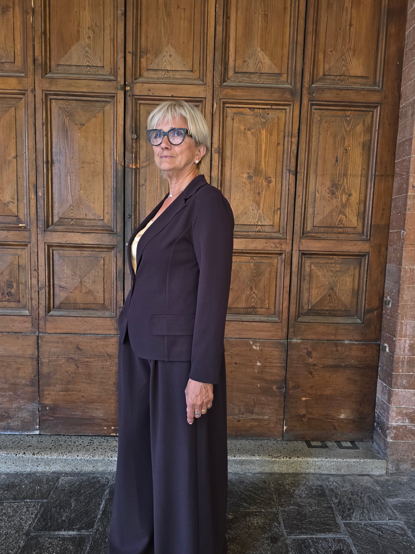 Blazer monopetto sfoderato