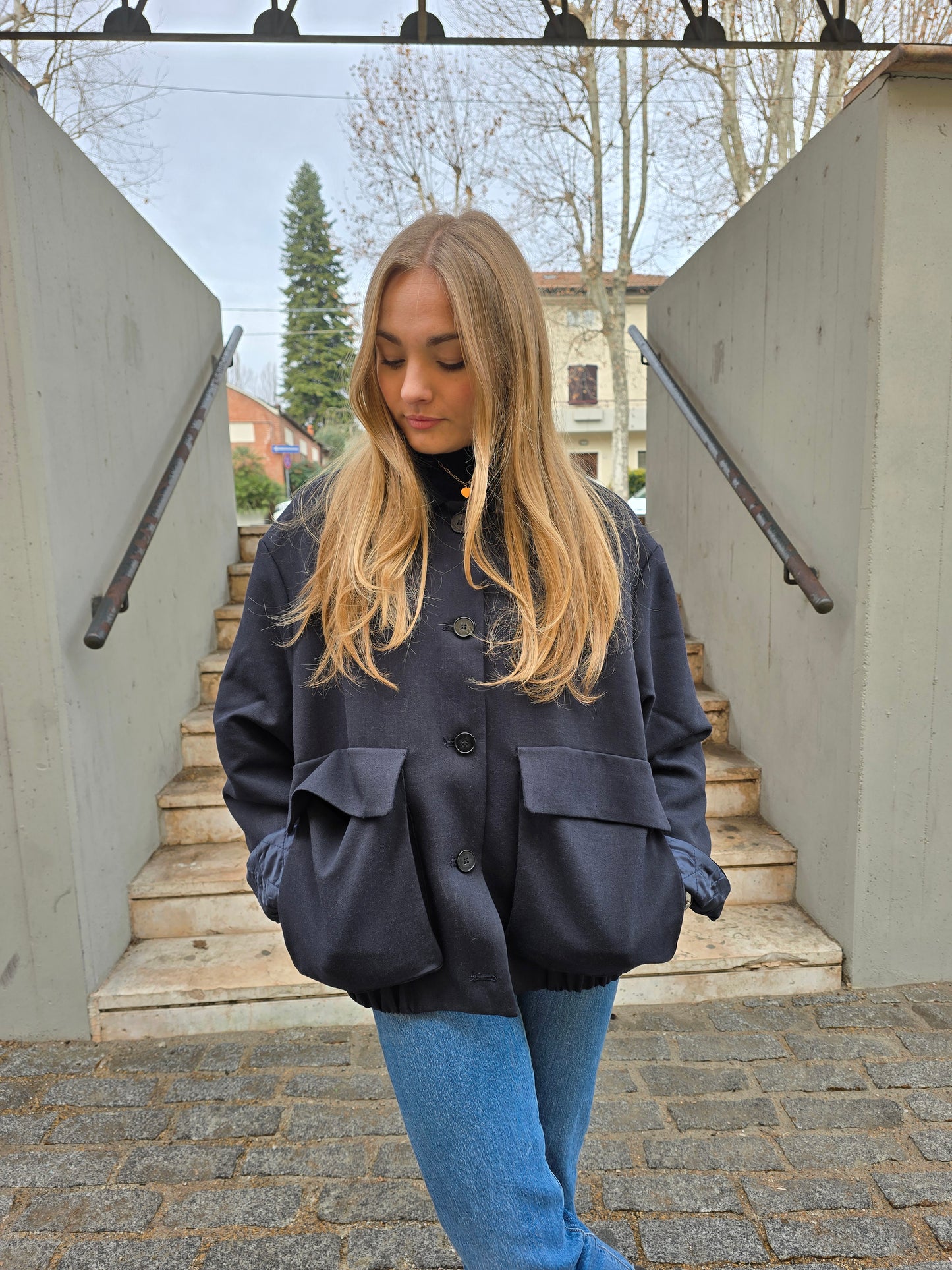 Bomber Oversize trapuntato