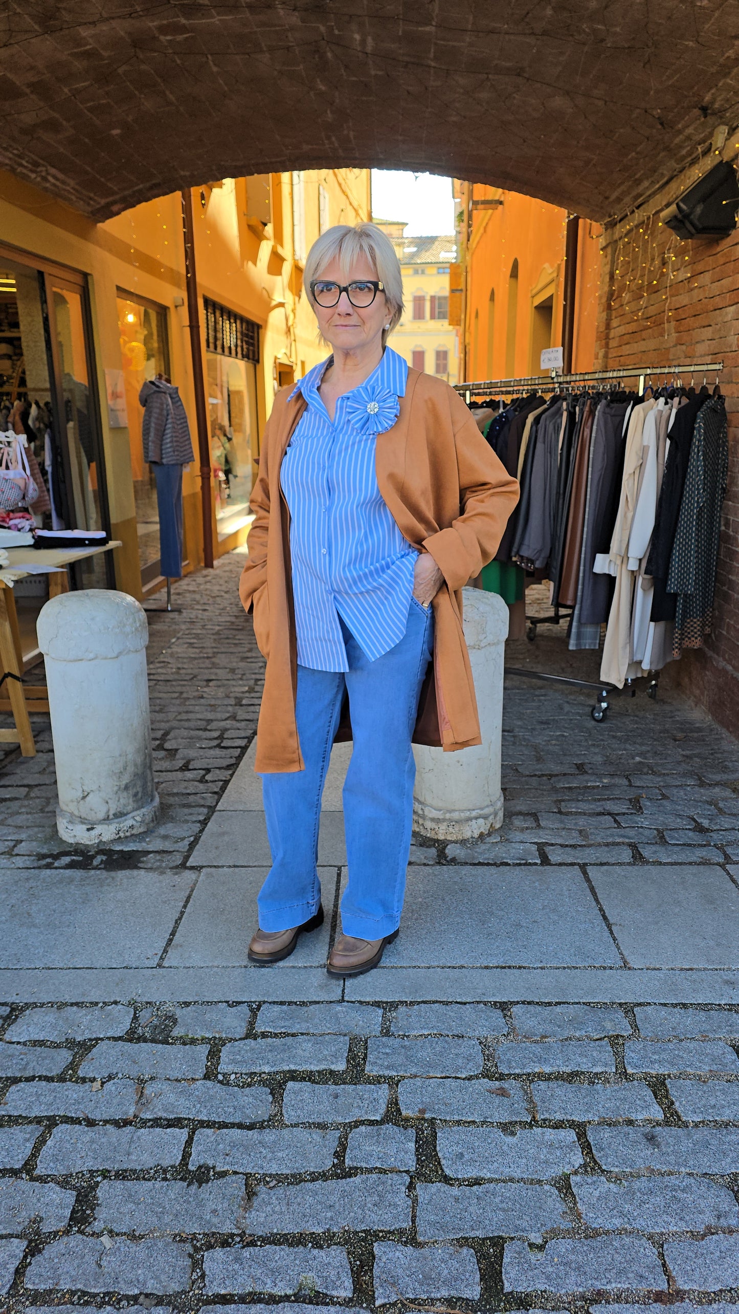 Cappotto scamosciato
