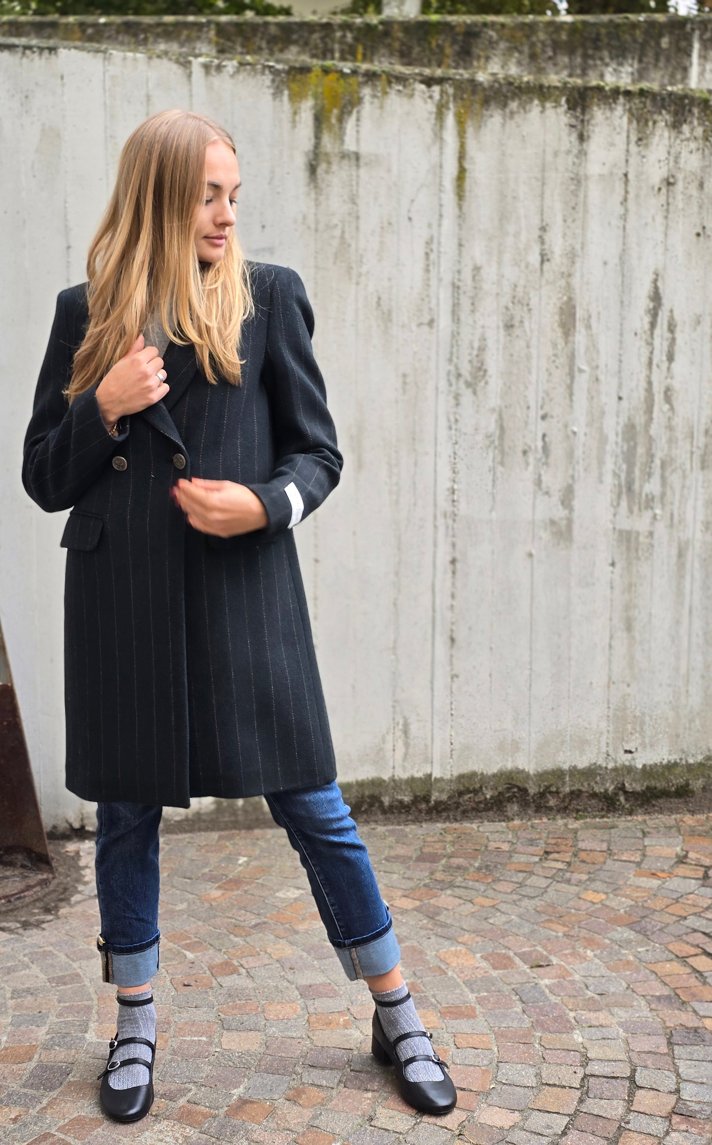 Cappotto misto lana made in italy