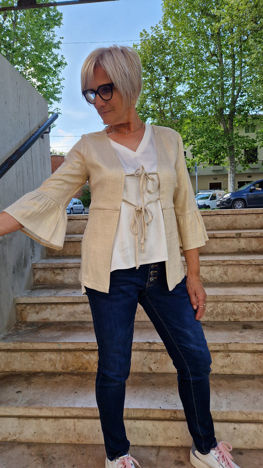 Giacchetta d'ortata con lacci