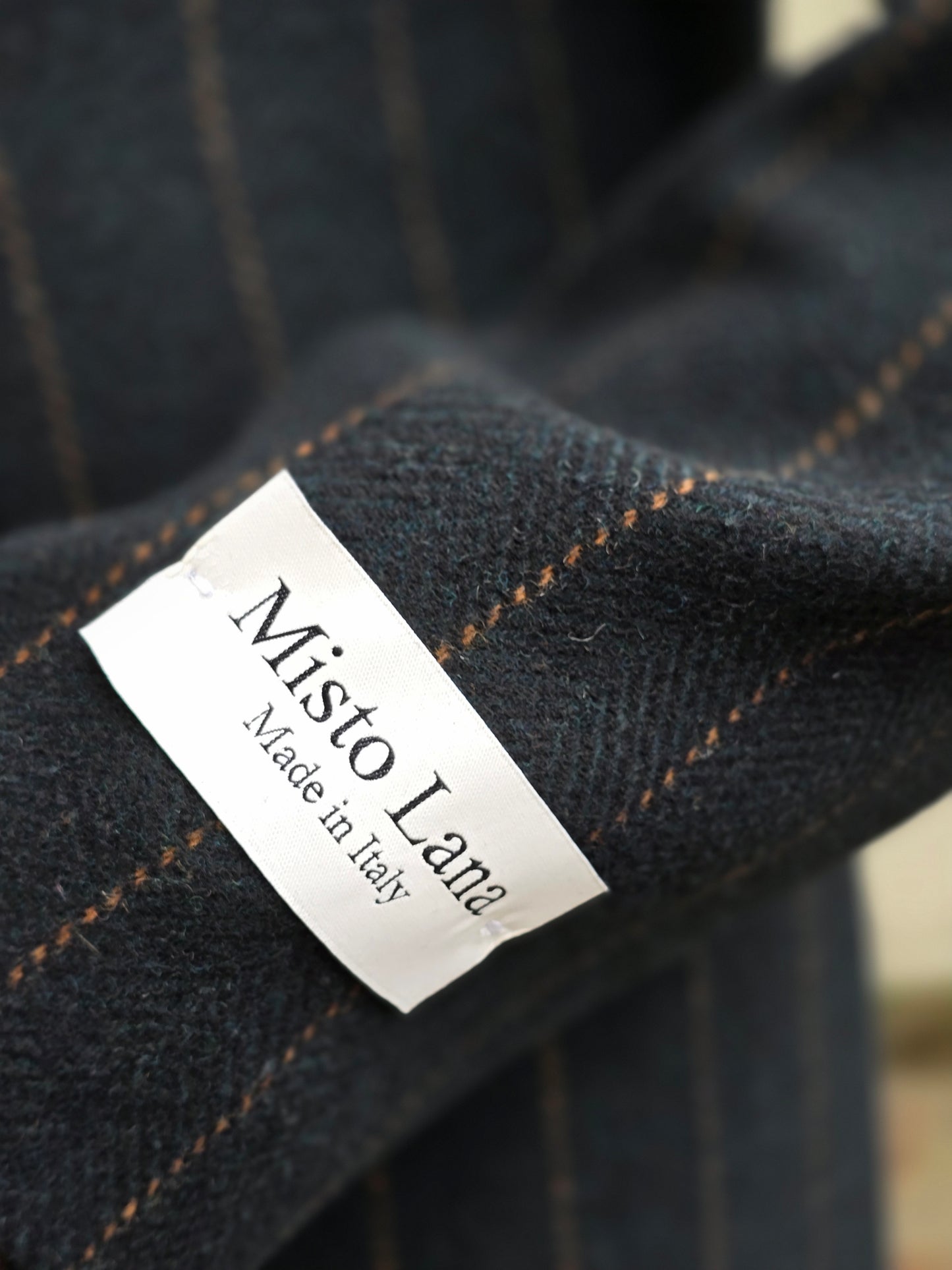 Cappotto misto lana made in italy