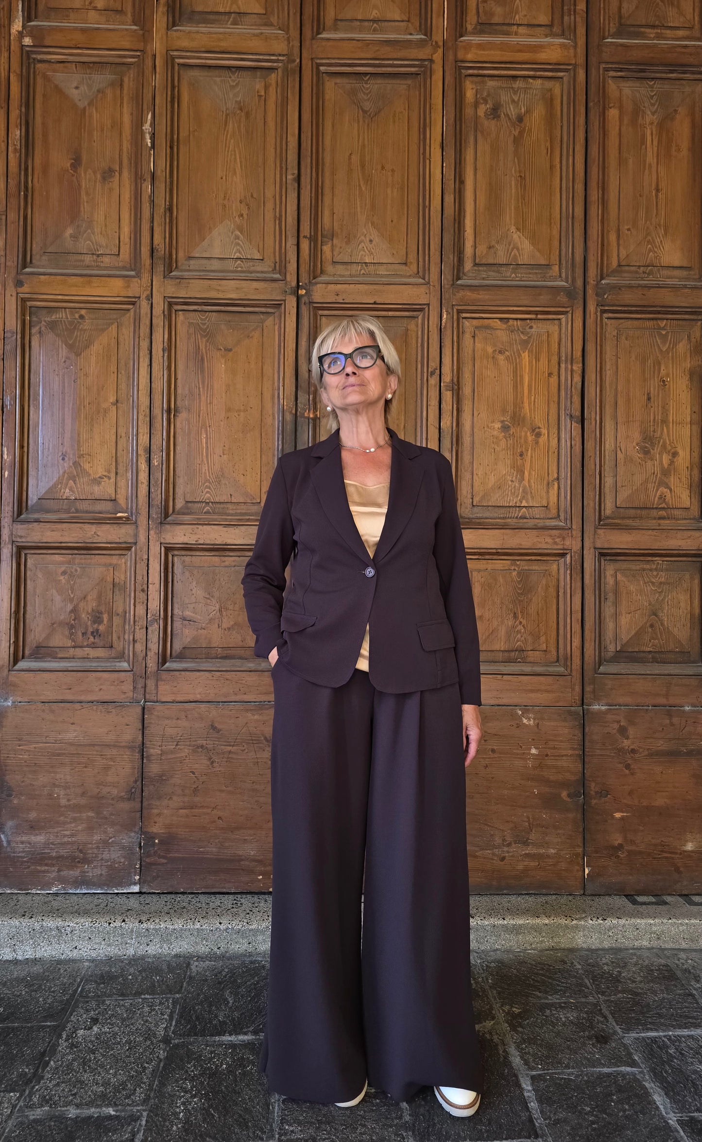 Blazer monopetto sfoderato
