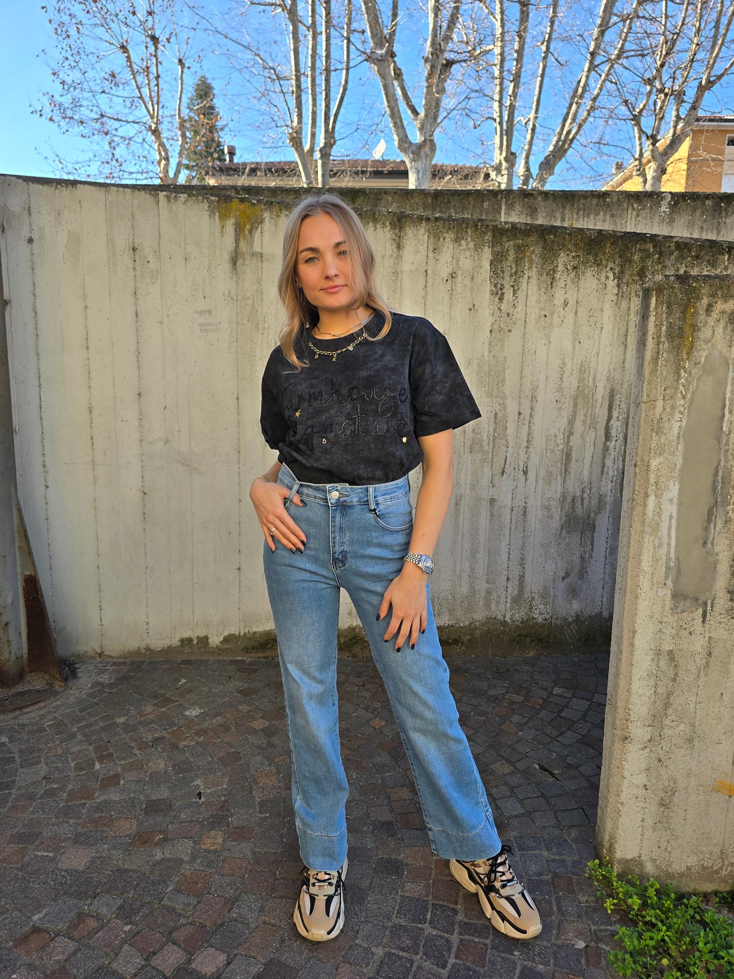 Jeans vita alta