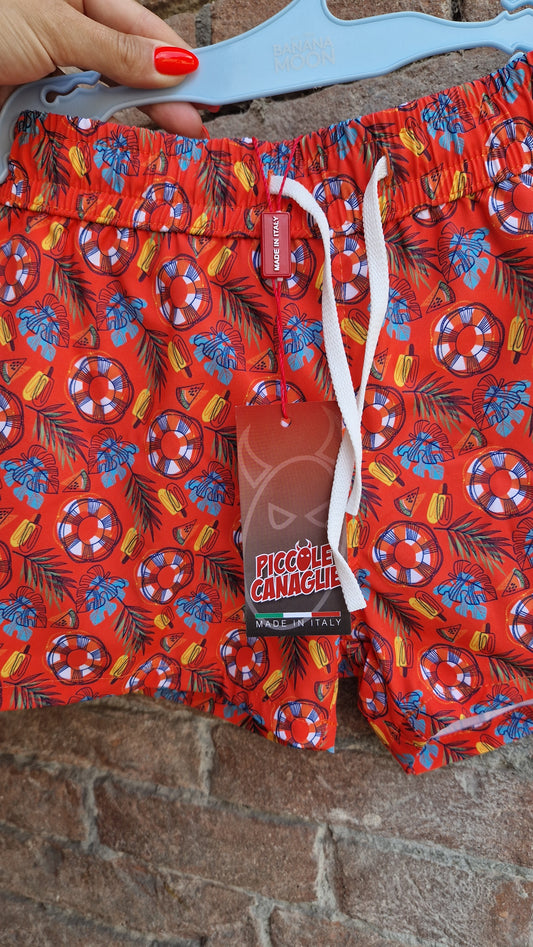 Boxer mare Bambino / Ragazzo piccole canaglie Made in Italy