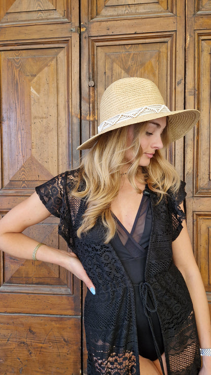 Cappello in paglia panama