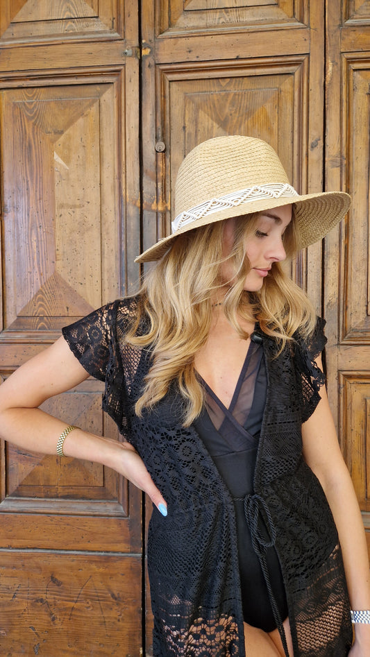 Cappello in paglia panama