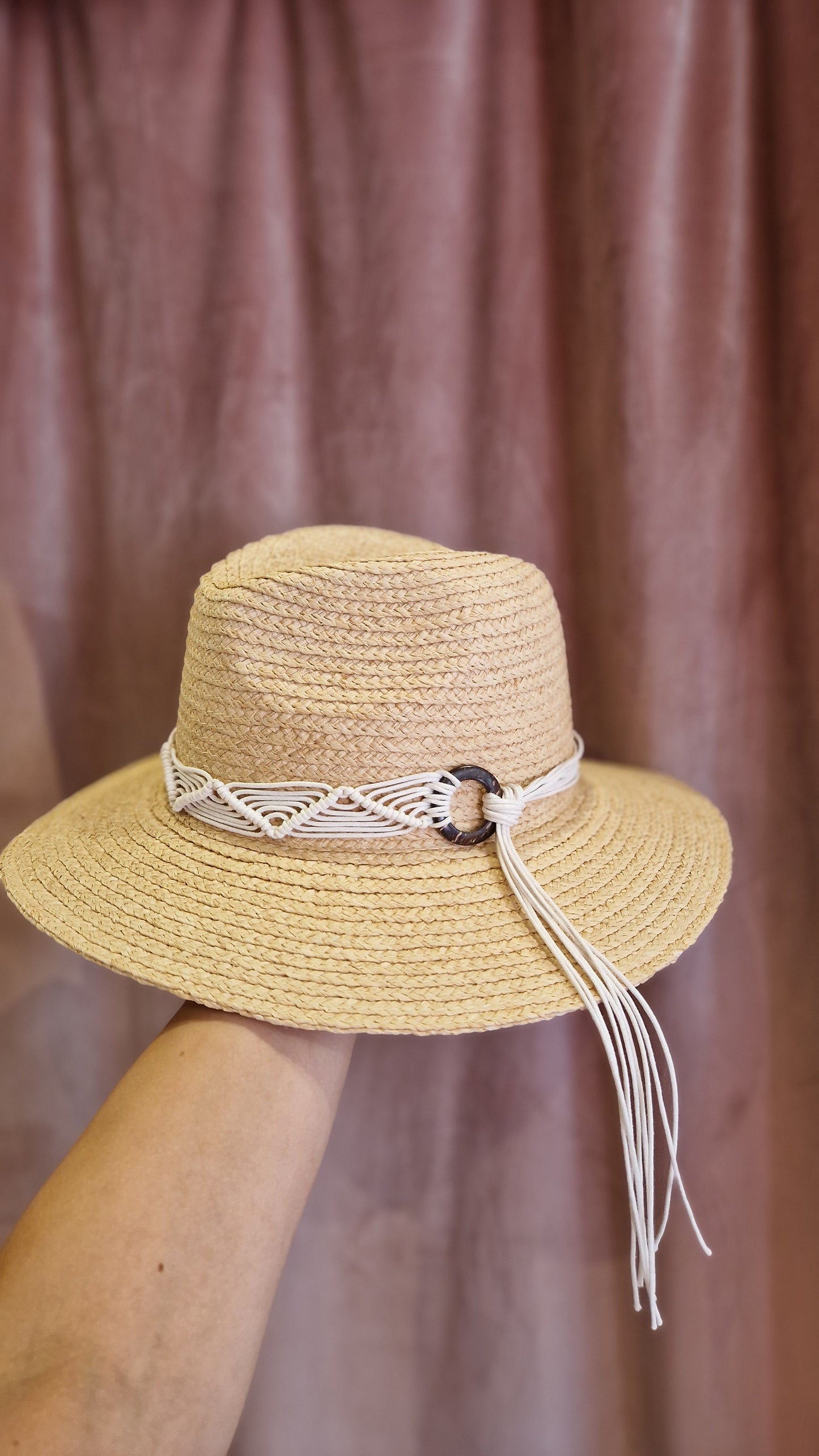 Cappello in paglia panama
