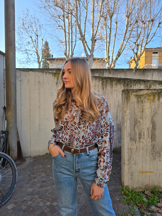 Camicia estiva maculata