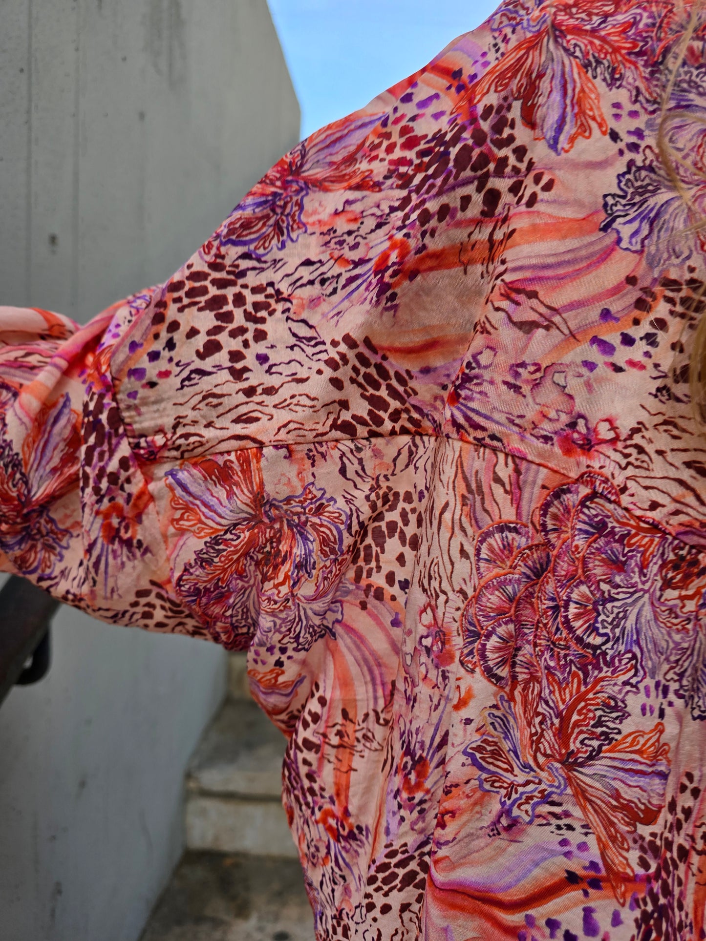 Camicia Oversize estiva a fantasia