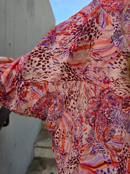 Camicia Oversize estiva a fantasia