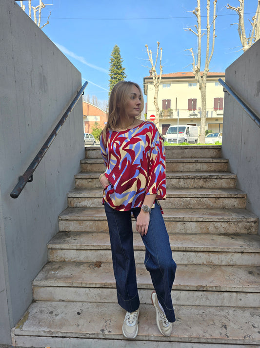 Blusa estiva a fantasia