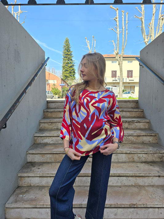 Blusa estiva a fantasia