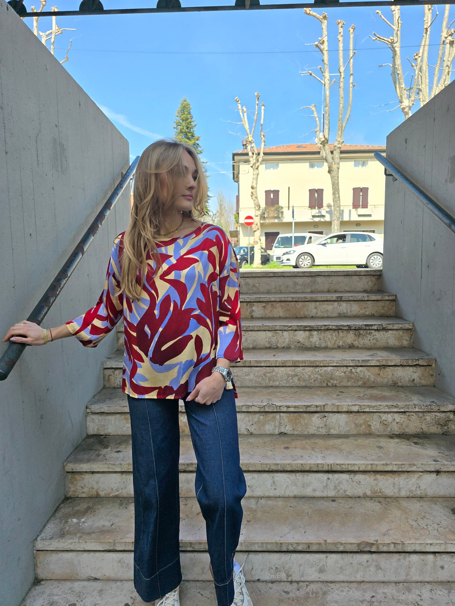 Blusa estiva a fantasia