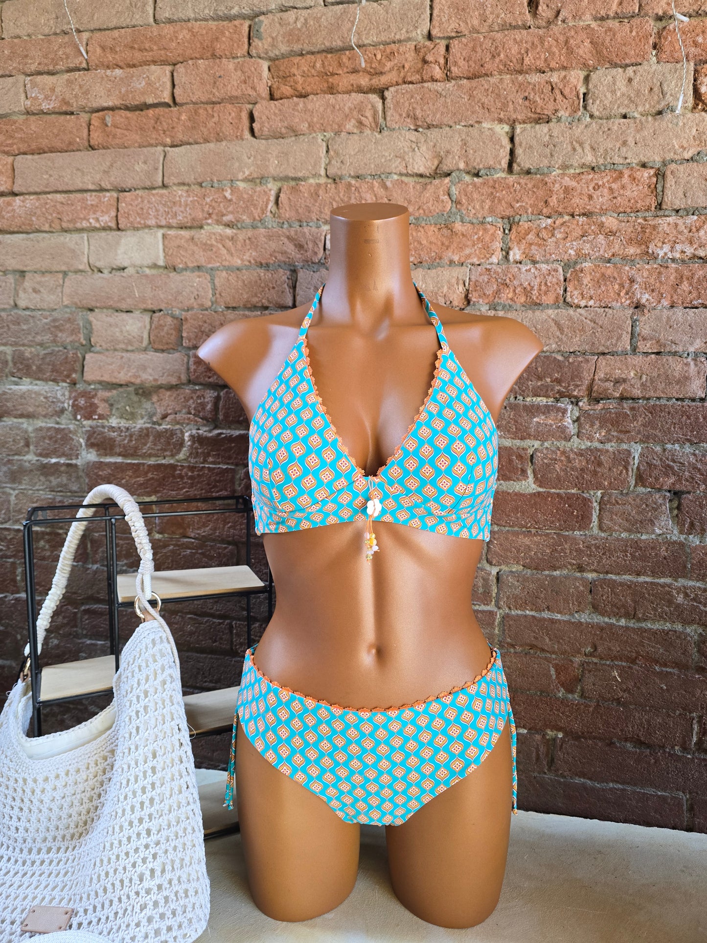 Bikini a triangolo sfodetao Verdissima
