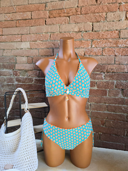 Bikini a triangolo sfodetao Verdissima