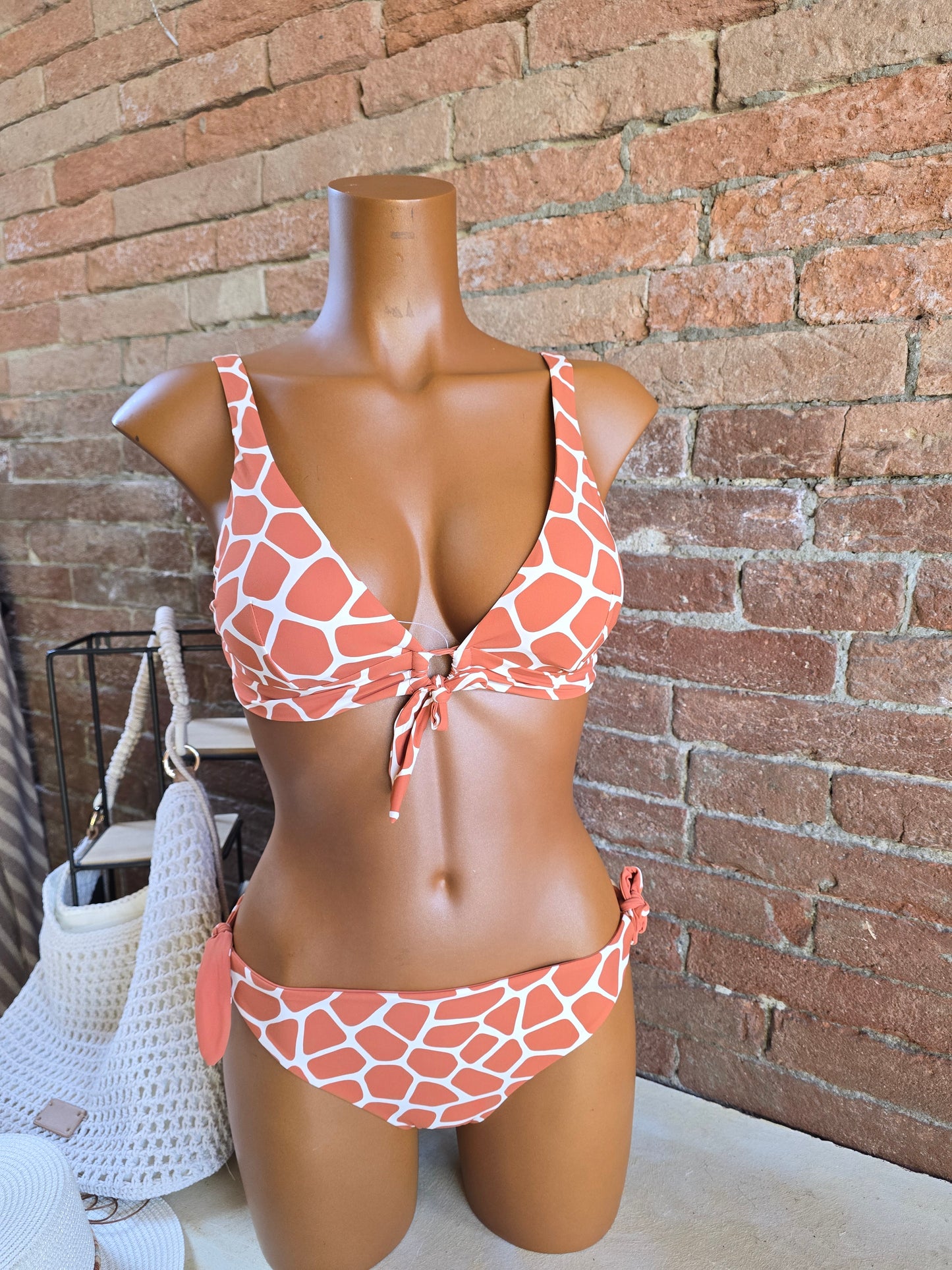 Bikini Triangolo verdissima con slip lacci