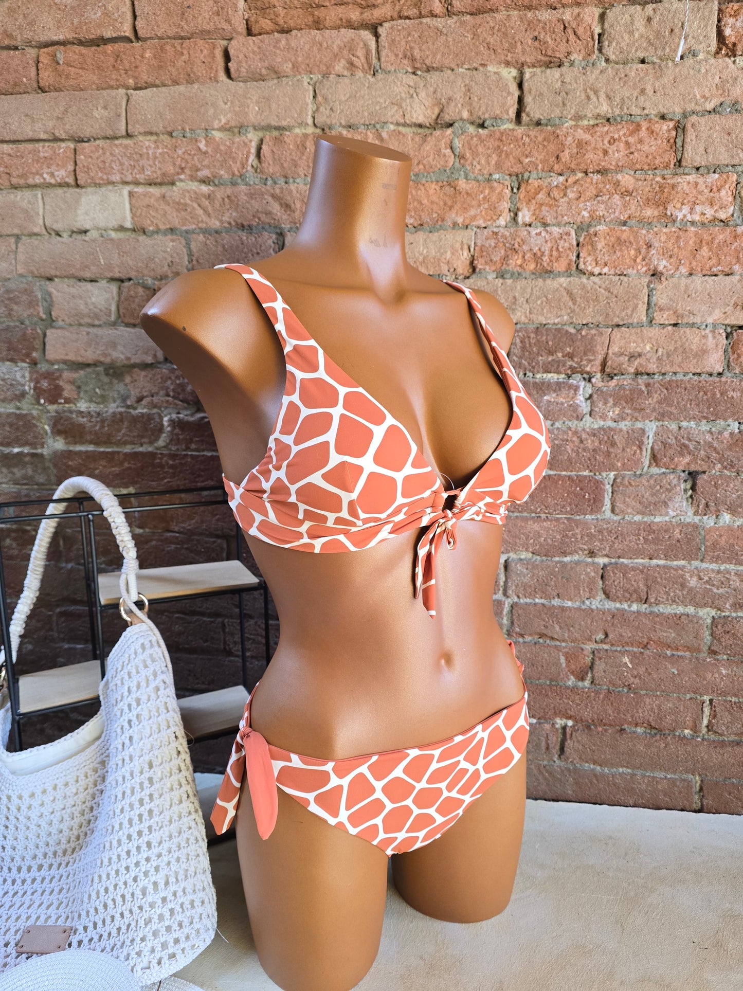 Bikini Triangolo verdissima con slip lacci