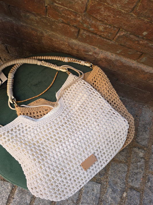 Borsa in paglia a spalla