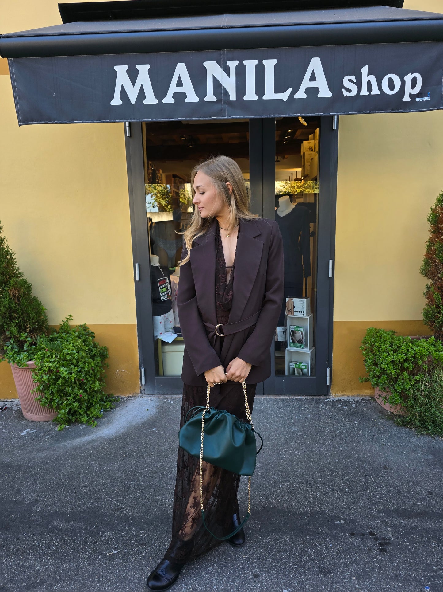 Blazer con cintura