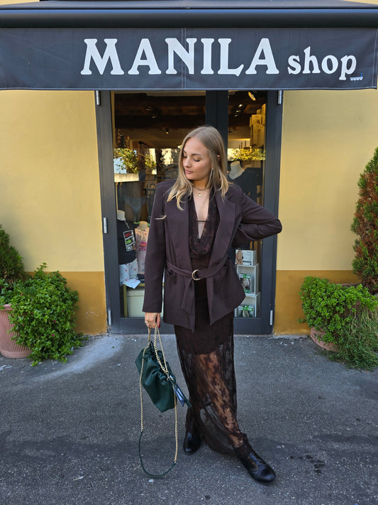 Blazer con cintura