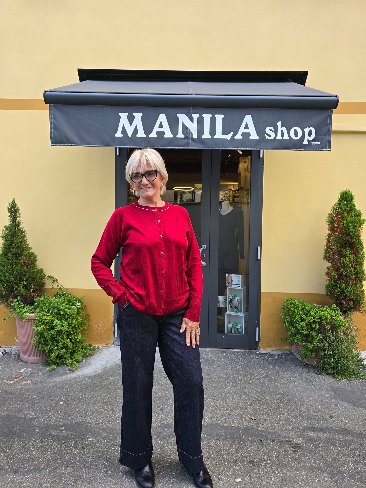 Cardigan seta/lana