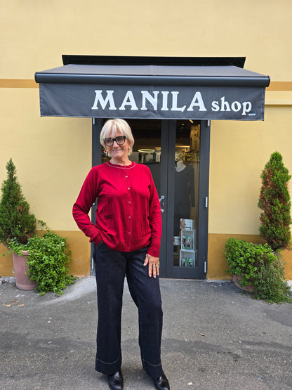 Cardigan seta/lana