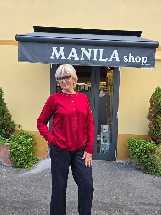 Cardigan seta/lana