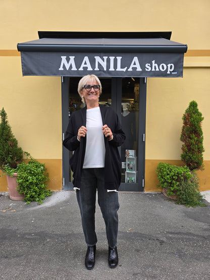 Cardigan in viscosa lungo