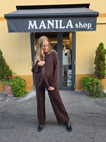 Felpa in maglia di viscosa