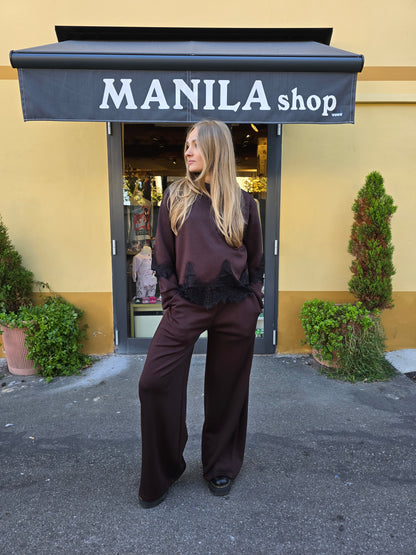 Pantalone a palazzo in punto milano