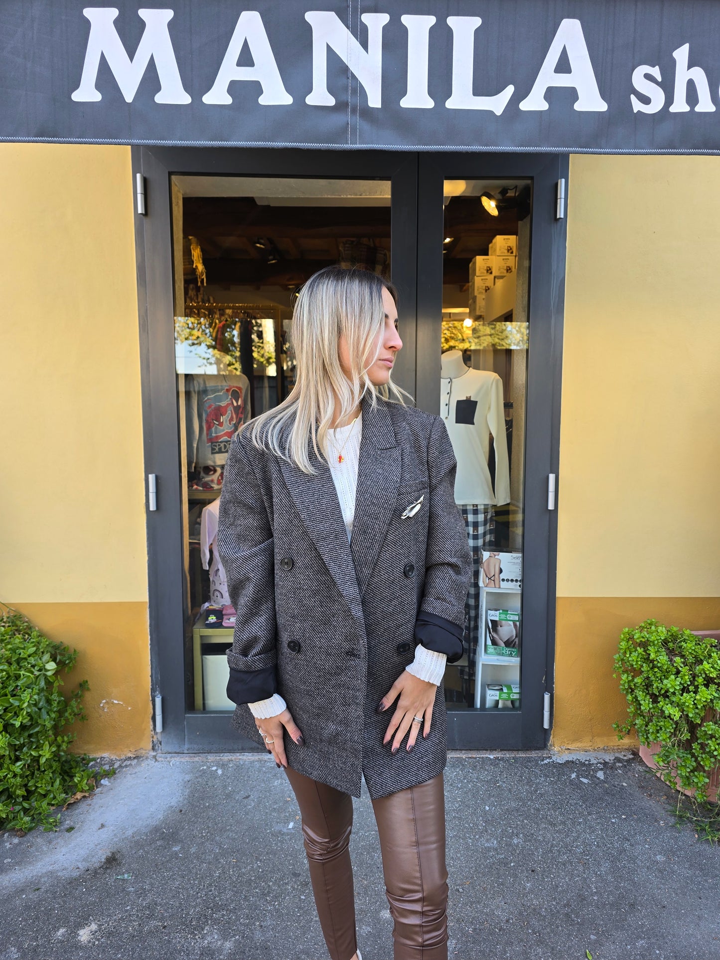 Blazer Oversize lana