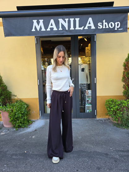 Pantalone lungo in viscosa