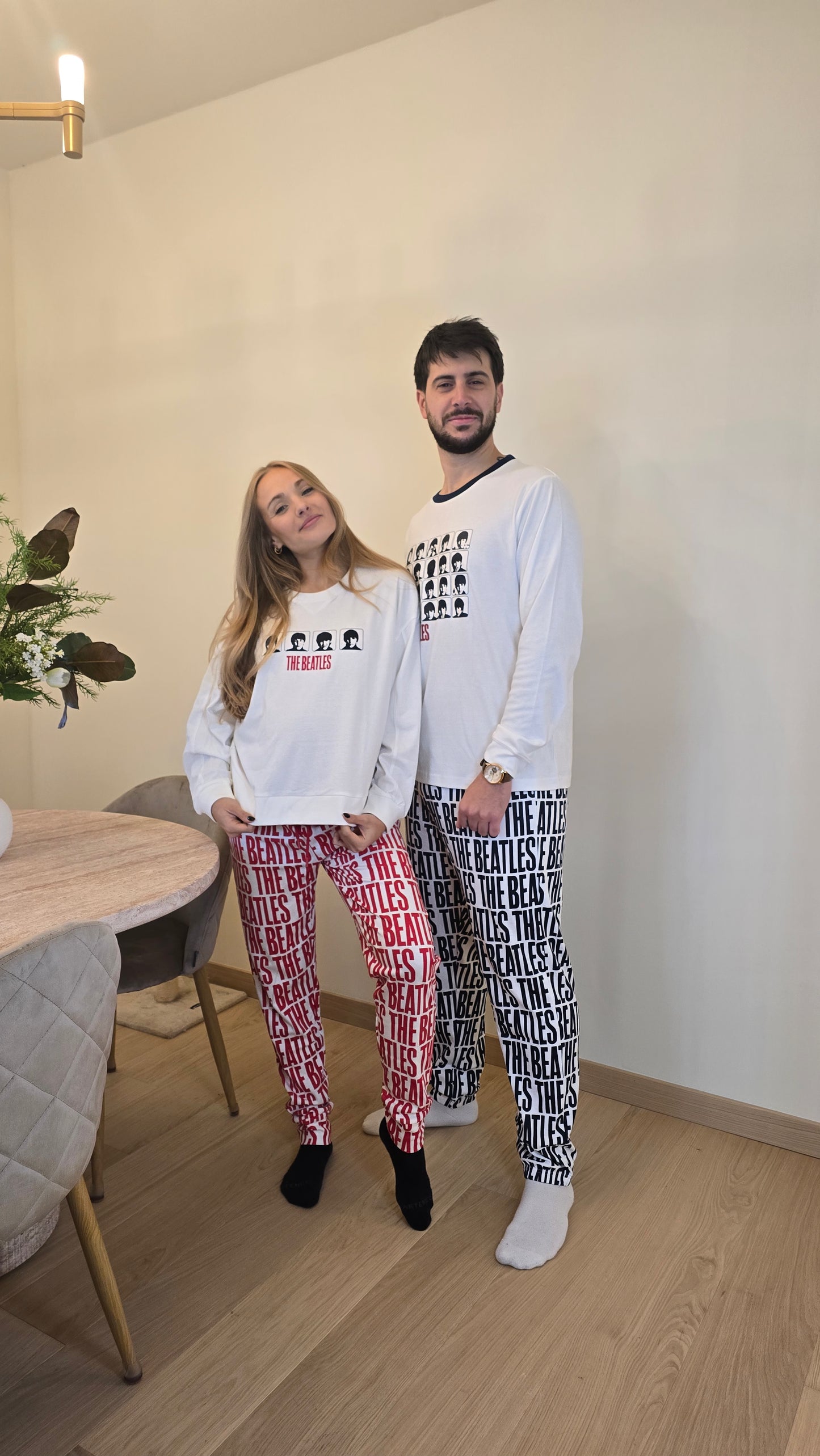 Pigiama BEATLES caldo cotone uomo Gisela