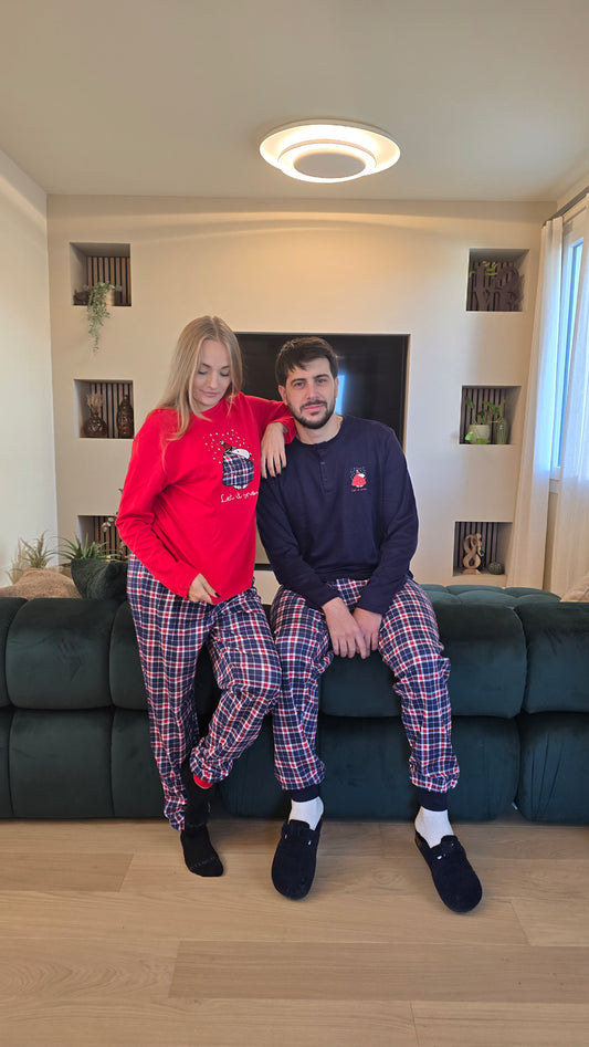 Pigiama caldo cotone SNOOPY Admas donna