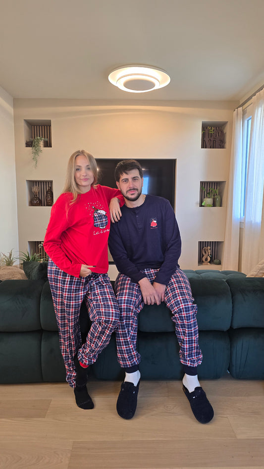 Pigiama caldo cotone SNOOPY Admas donna